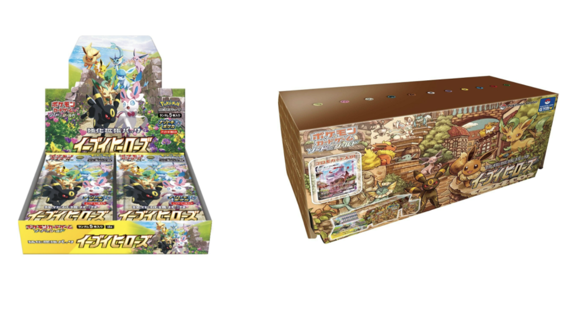Pokemon Card Eevee Heroes Eeveelutions Eevee's Set BOX Japanese Version Limited